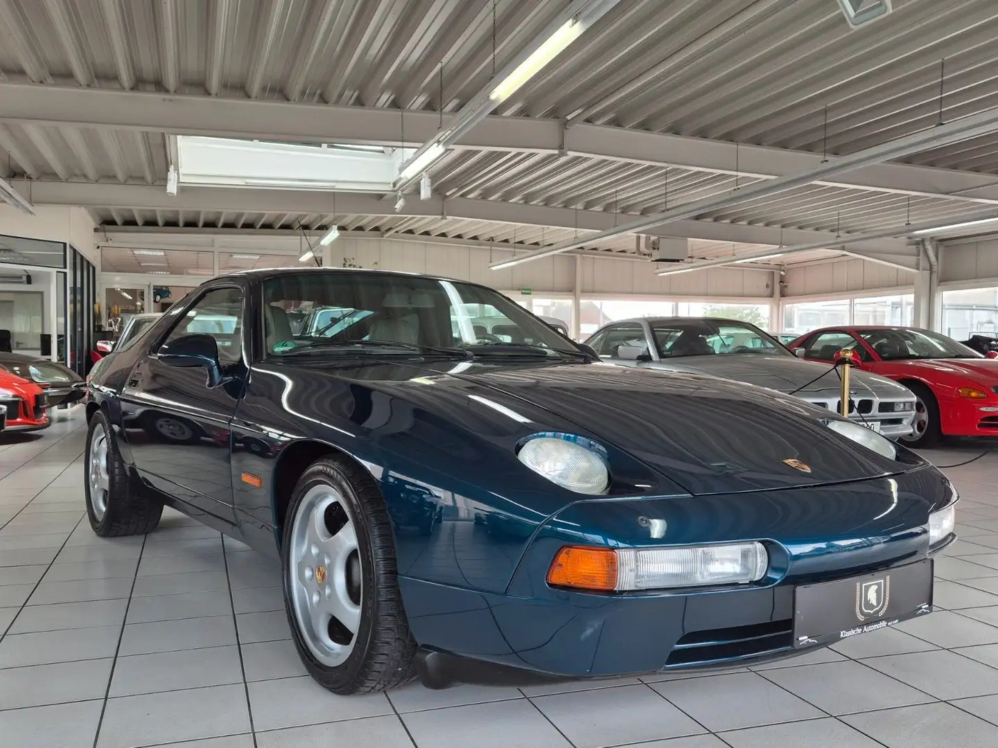 Porsche 928 GTS/Deutsch/Kpl. Historie/SD/Blau mit grau Blau - 1
