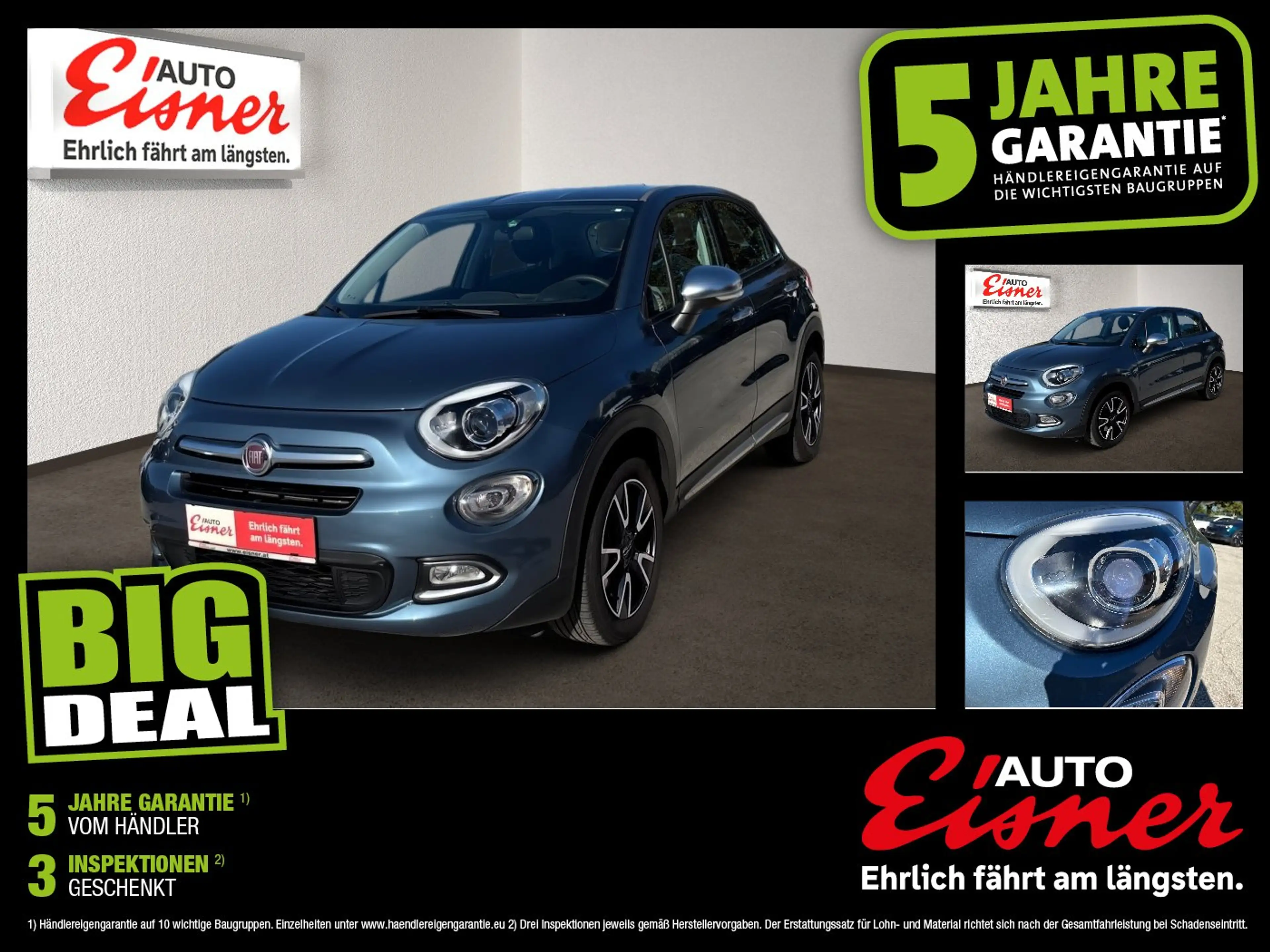 Fiat 500X 1.6 E-torQ Mirror BiXenon Kam. LM PDC Xenon