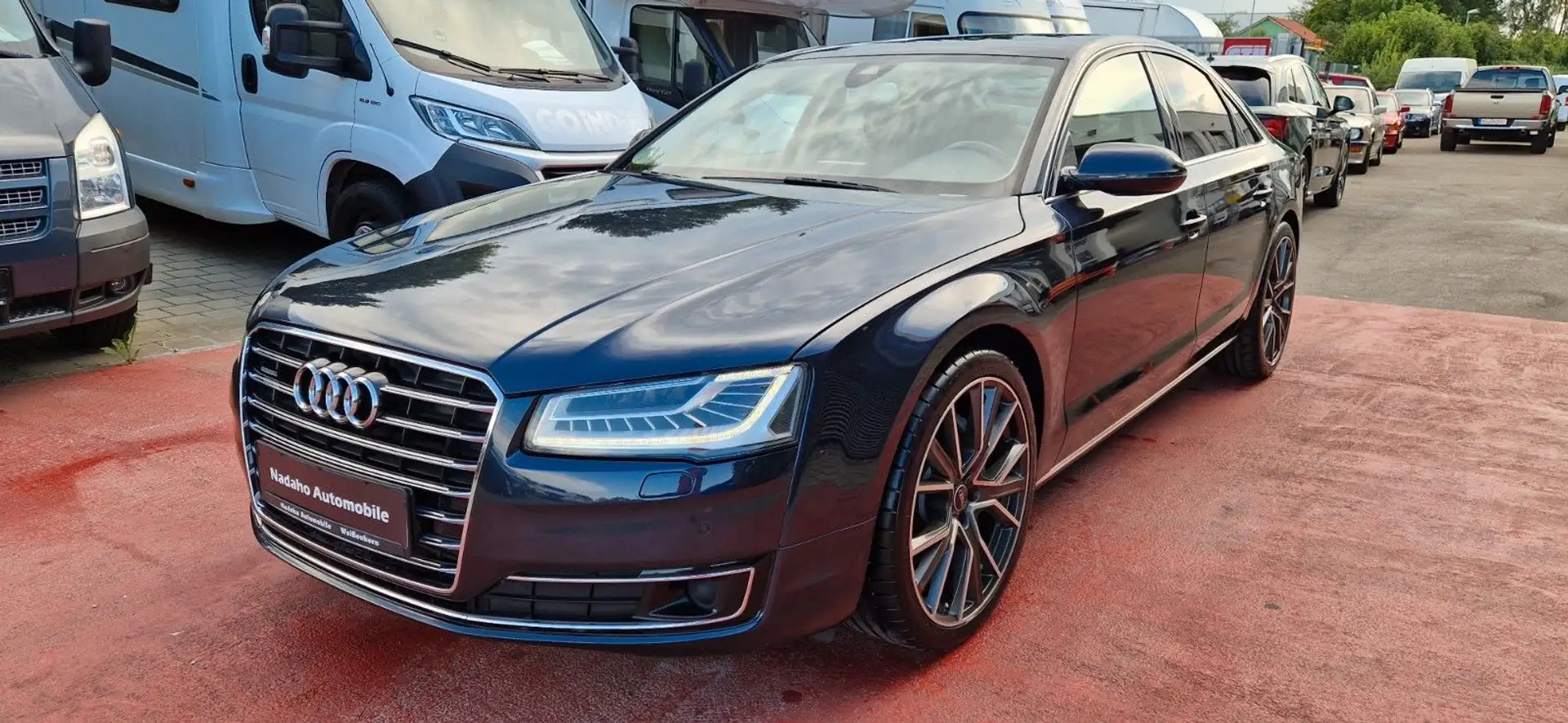 Audi A8 3.0 TDI Tiptronic Quattro Leder/Matrix/Alu21" Blau - 1