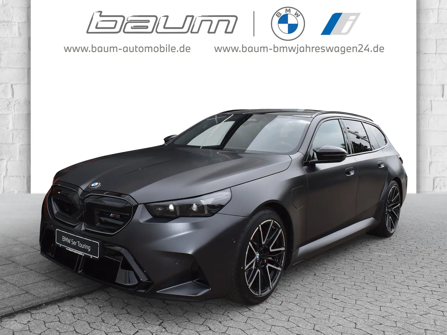 BMW M5 Touring FROZEN DEEP GREY MET. M Drivers P. LED DAB Gris - 1