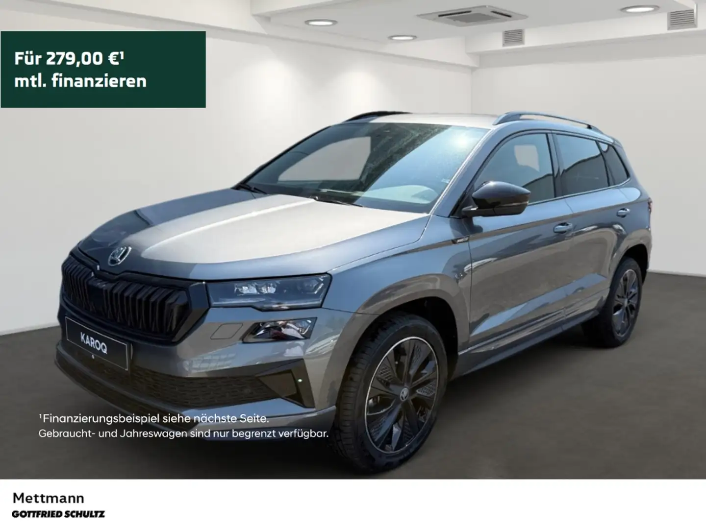 Skoda Karoq Sportline 1.5 TSI DSG SHZ ACC NAV DCC AHK MATRIX Grau - 1