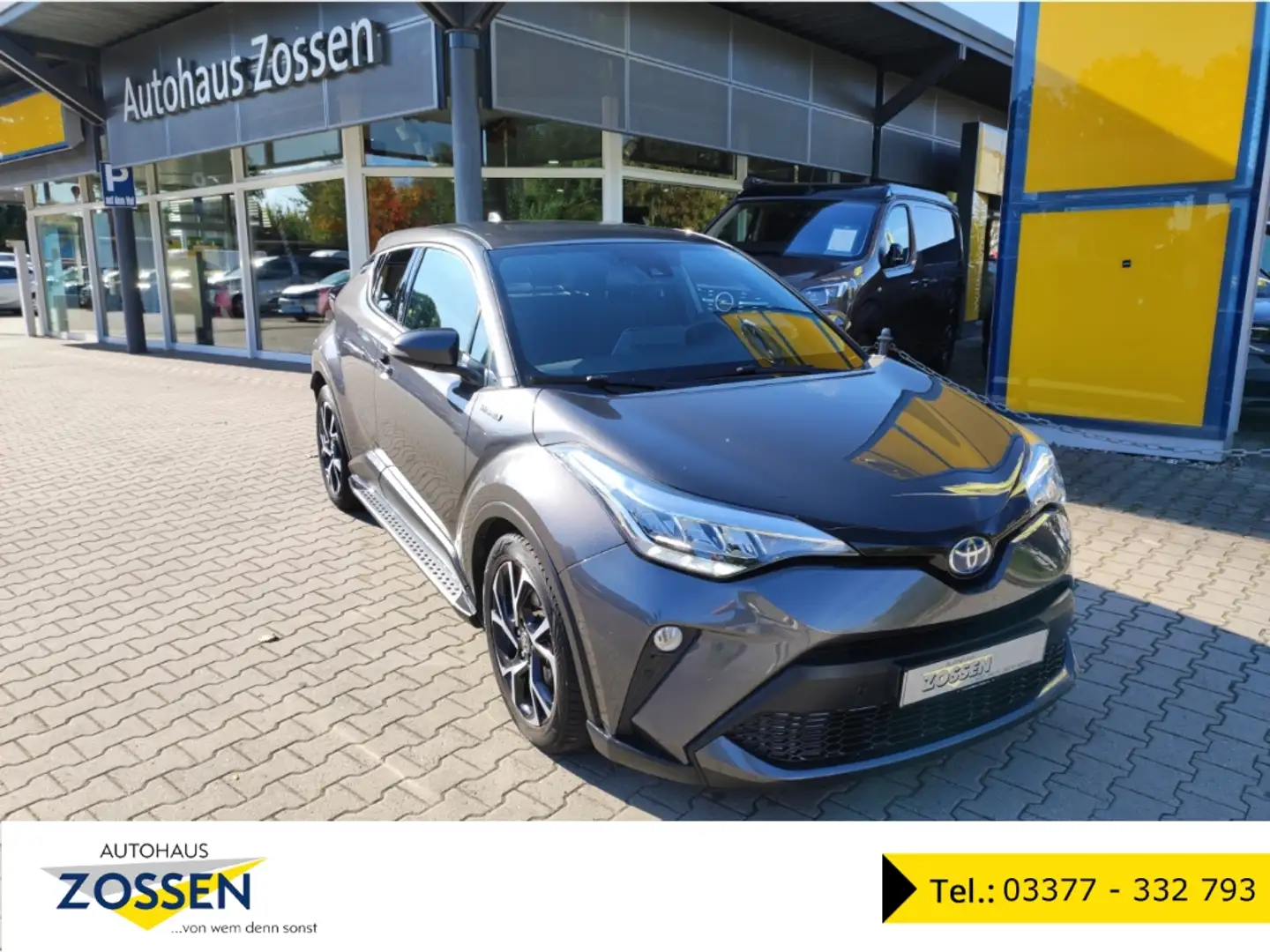 Toyota C-HR Hybrid Team 1.8 LED Mehrzonenk. DAB SHZ Grau - 1
