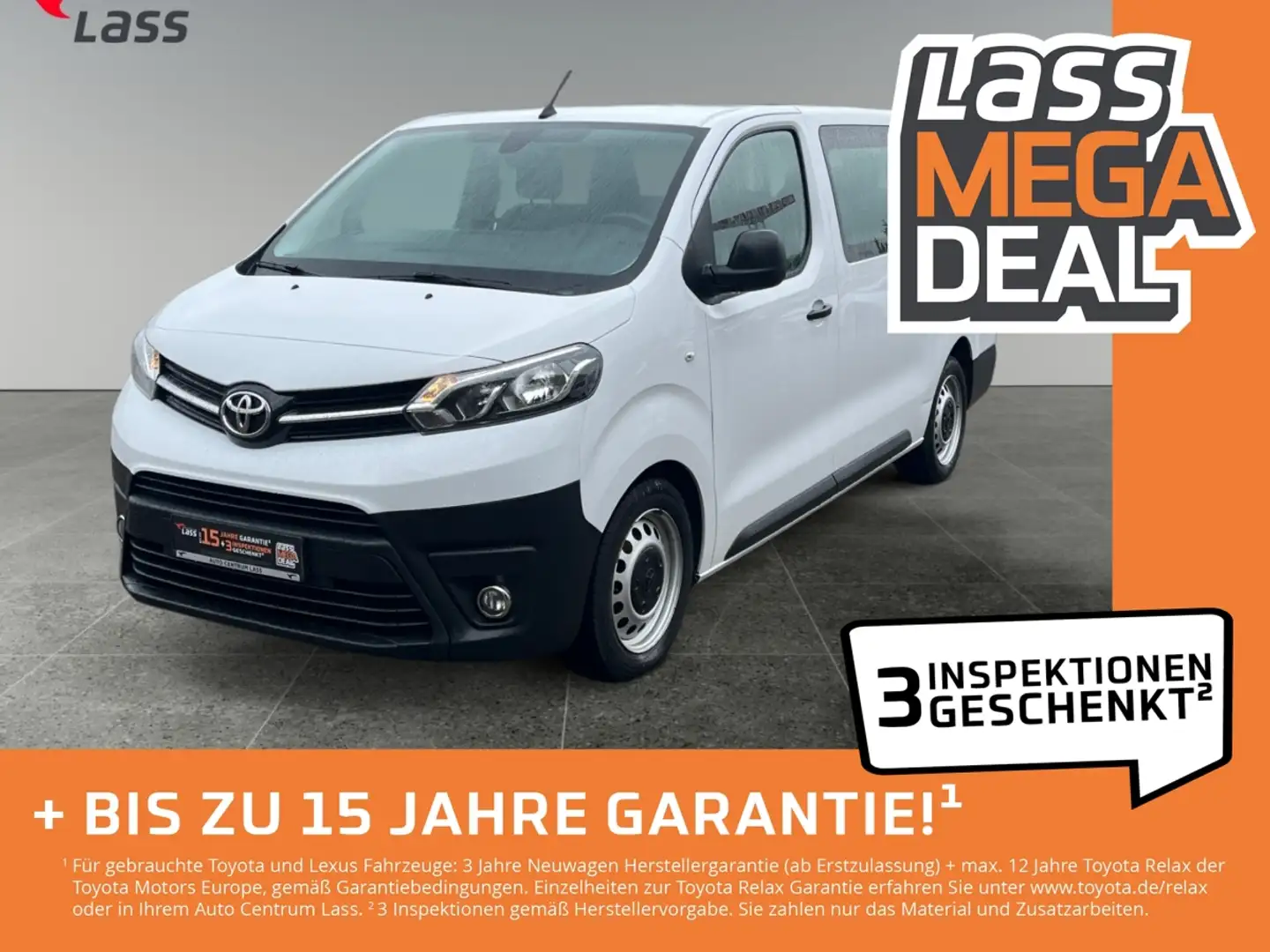 Toyota Proace Verso Combi 2.0 L2 Comfort +Navi +9-Sitzer Weiß - 1