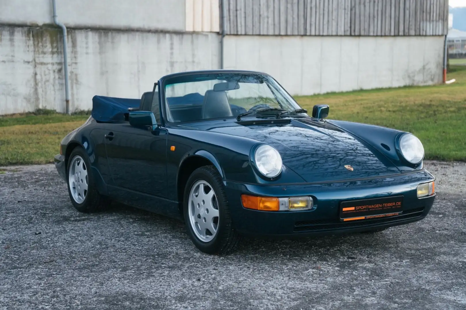 Porsche 964 Carrera 4 Cabriolet **BRD/89tkm/3.Hd.** Grün - 1