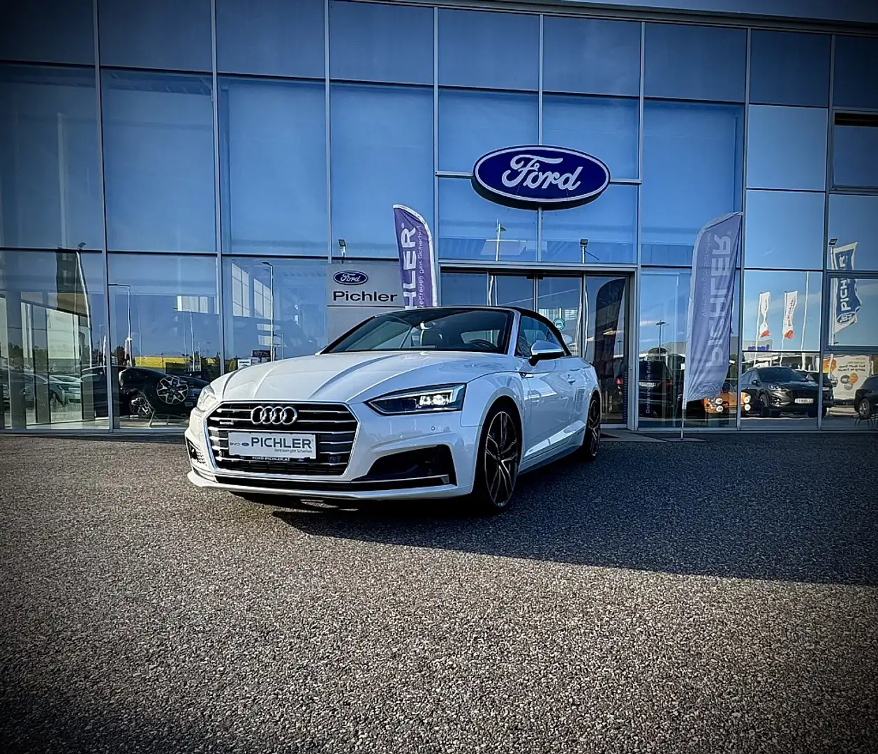 Audi A5 Cabrio Sport 3,0 TDI quattro  S-tronic V6 /3xSL... Weiß - 1