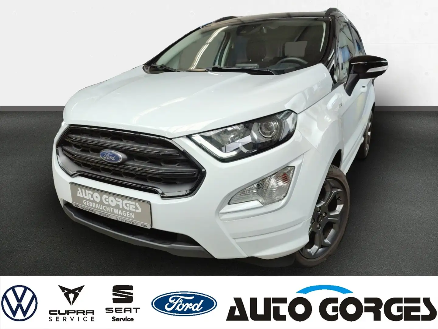 Ford EcoSport ST-Line 1.0l EcoBoost +B&O+TEMPOMAT+NAVI+ Weiß - 1