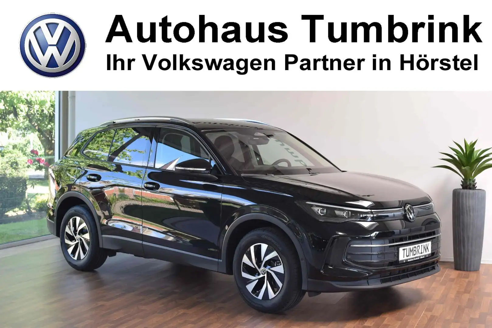 Volkswagen Tiguan Life eTSI DSG AHK Standh. el Heckkl. Noir - 1