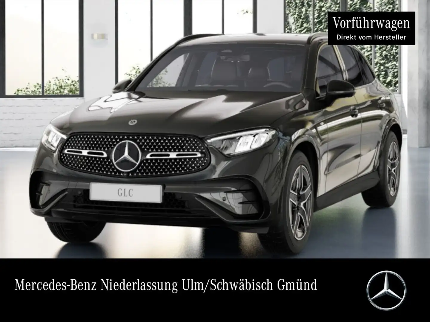 Mercedes-Benz GLC 300 de 4M AMG+NIGHT+360+AHK+LED+TOTW+KEYLESS Grau - 1