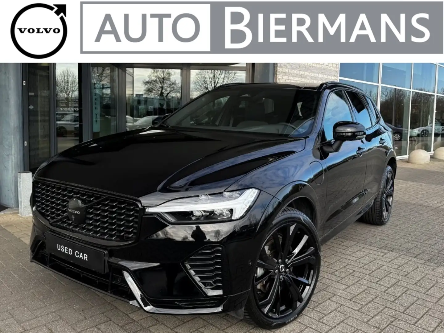 Volvo XC60 T6 Plug-In Hybrid 350pk Aut AWD Plus Black Edition Zwart - 1