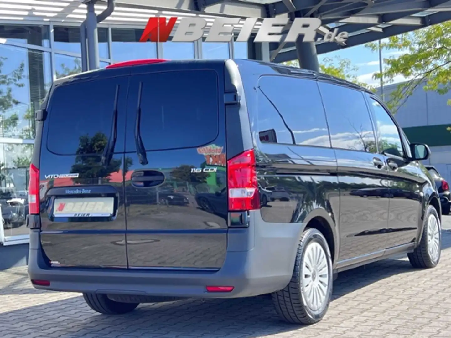 Mercedes-Benz Vito Tourer 116 9-Sitz Klima Kamera Navi CDI Pro lang Noir - 2