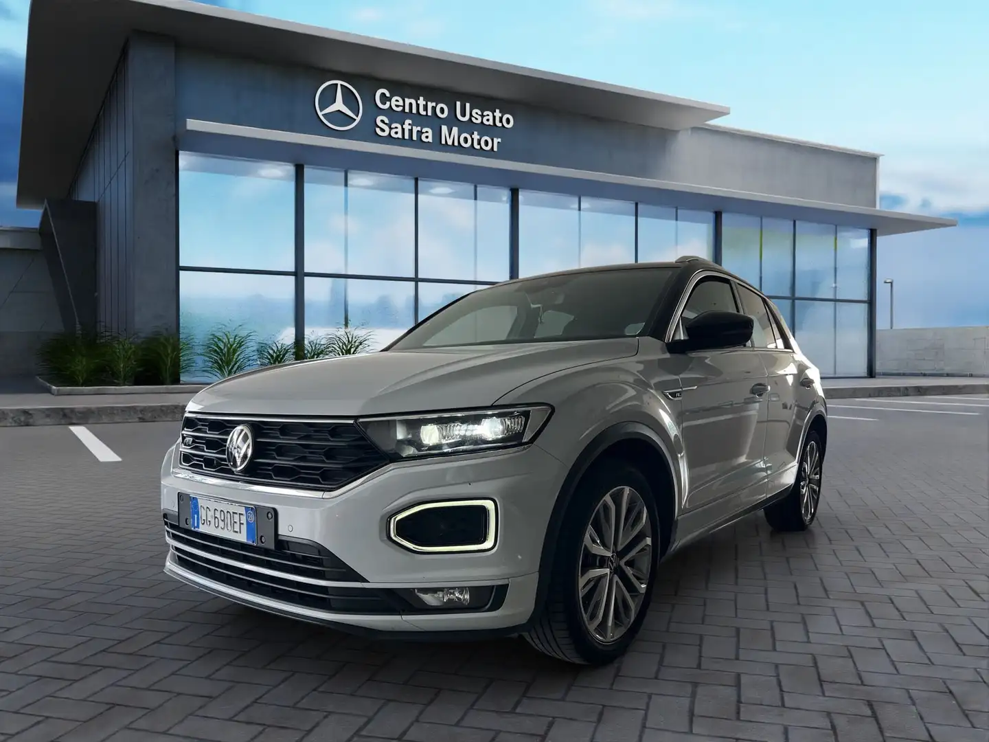 Volkswagen T-Roc 2.0 TDI SCR 150 CV DSG Sport BlueMotion Technolog Bianco - 2