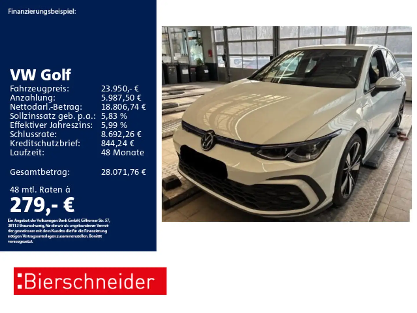 Volkswagen Golf GTE 8 1.4 TSI DSG GTE 18 MATRIX NAVI ACC Weiß - 1
