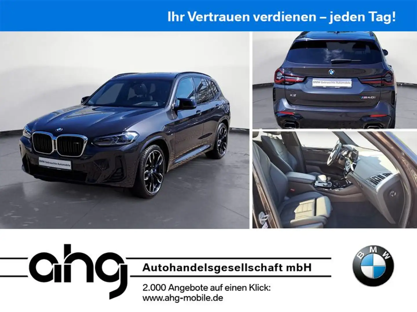 BMW X3 M i AT Innovationsp. Sport Aut. Panorama RFT Grau - 1