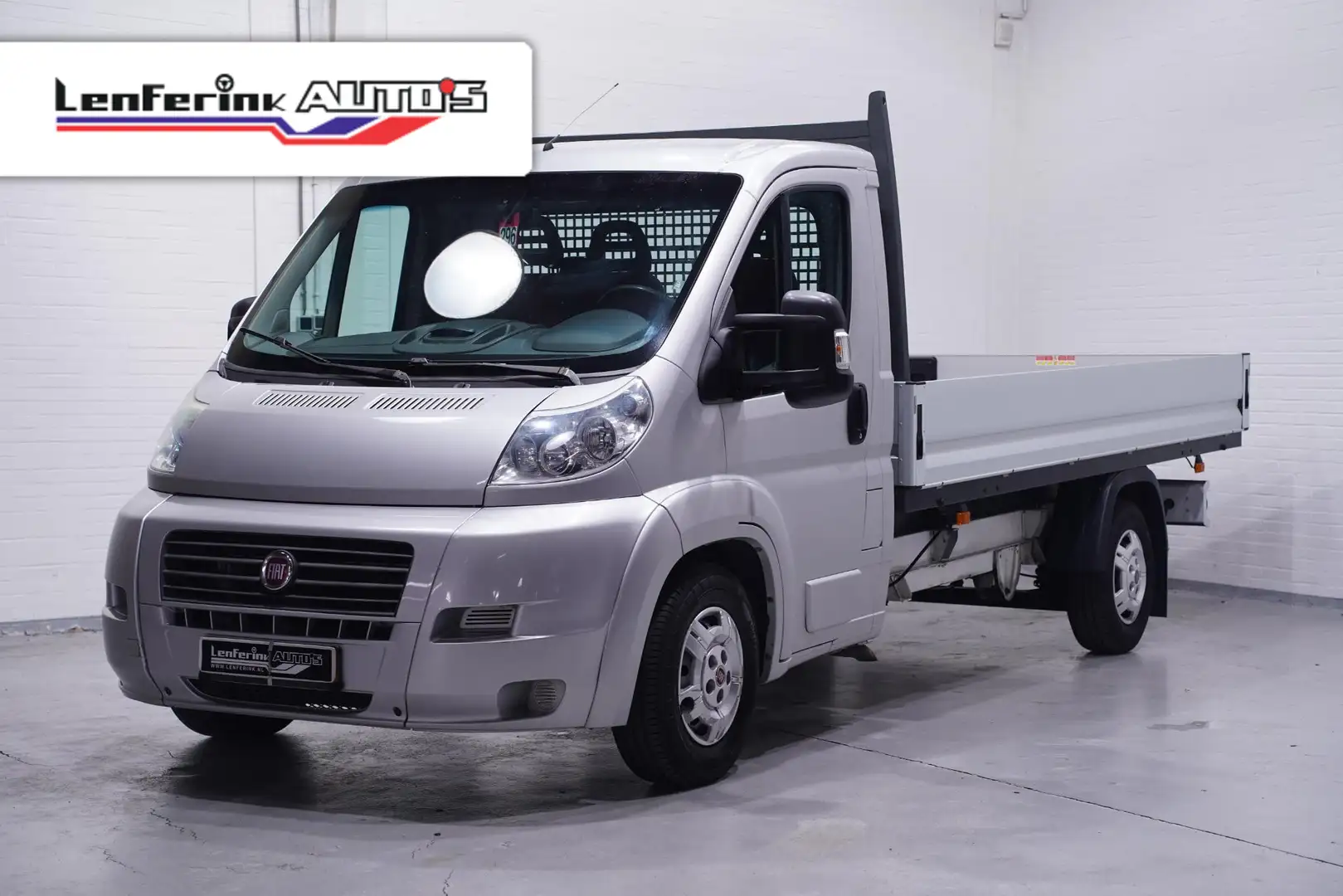 Fiat Ducato 2.3 MultiJet 120 pk L4Pick Up / Open Laadbak Airco Zilver - 1