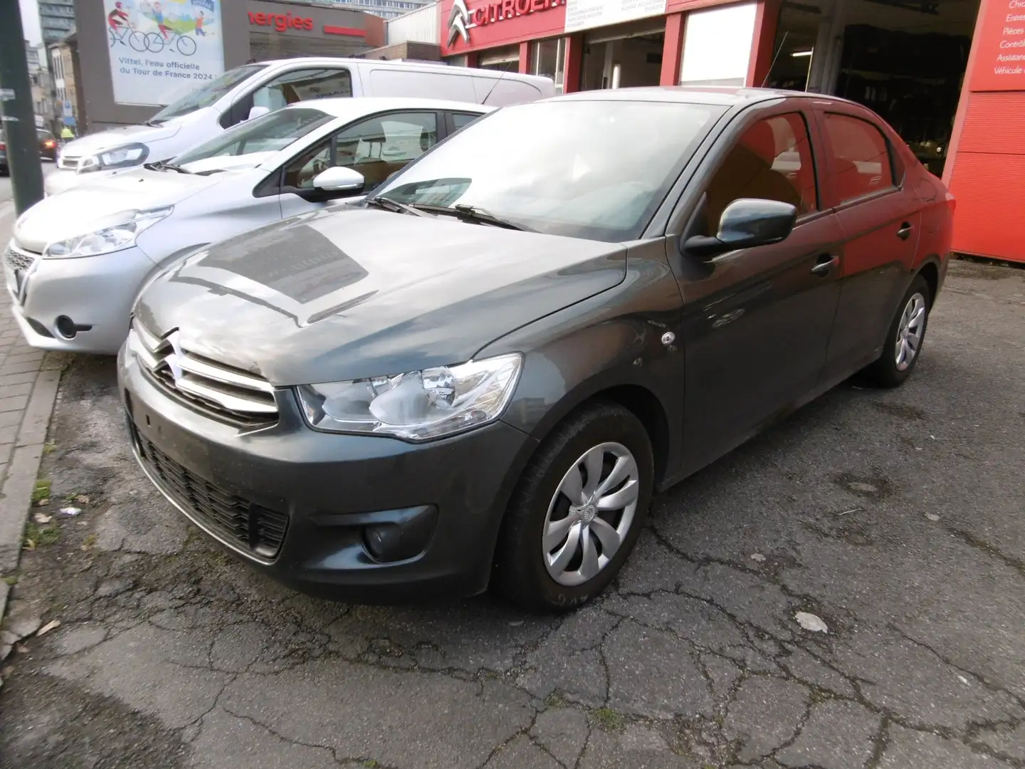 Citroen C-Elysée 1.6 BlueHDi Feel Gris - 1