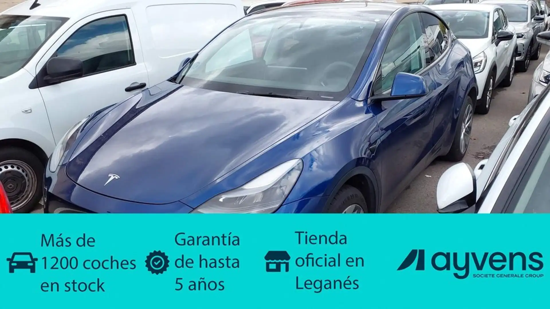 Tesla Model Y Gran Autonomia AWD Azul - 1