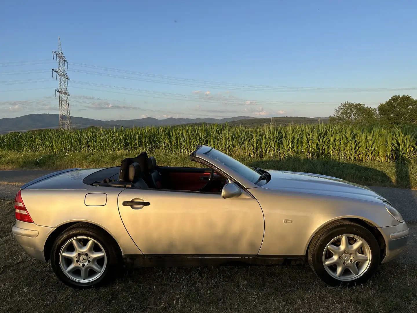 Mercedes-Benz SLK 200 Klima/Leder/TÜV Neu Ezüst - 2