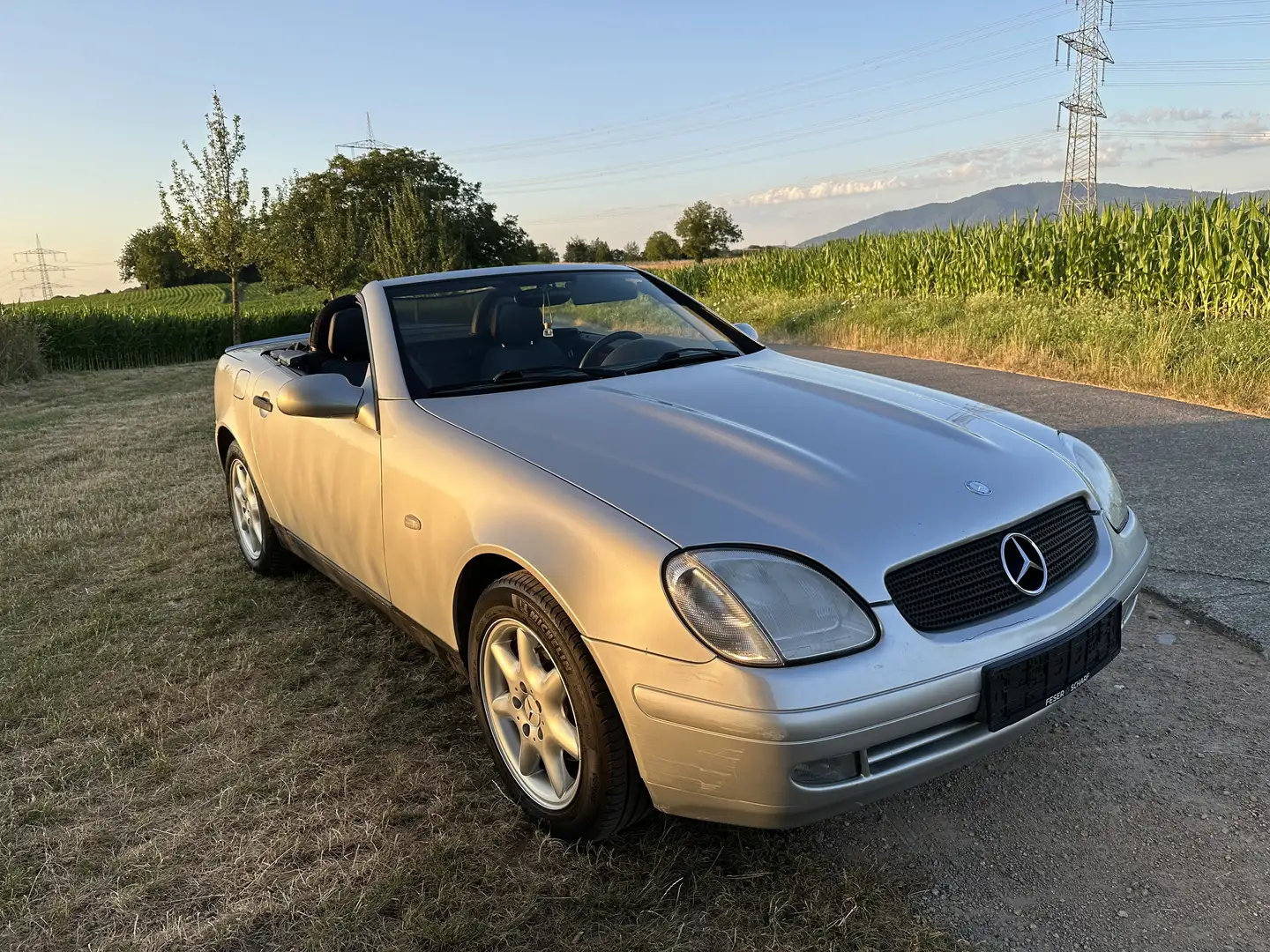 Mercedes-Benz SLK 200 Klima/Leder/TÜV Neu Ezüst - 1