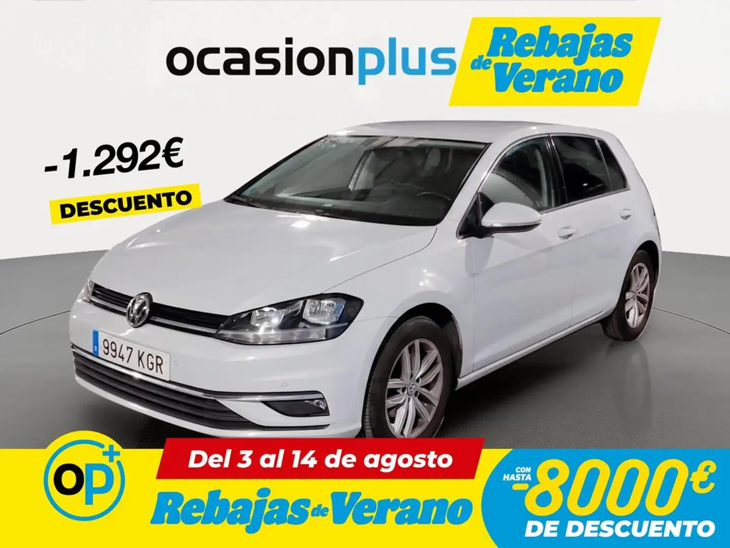 Volkswagen Golf 1.4 TSI Advance DSG7 92kW Blanco - 1