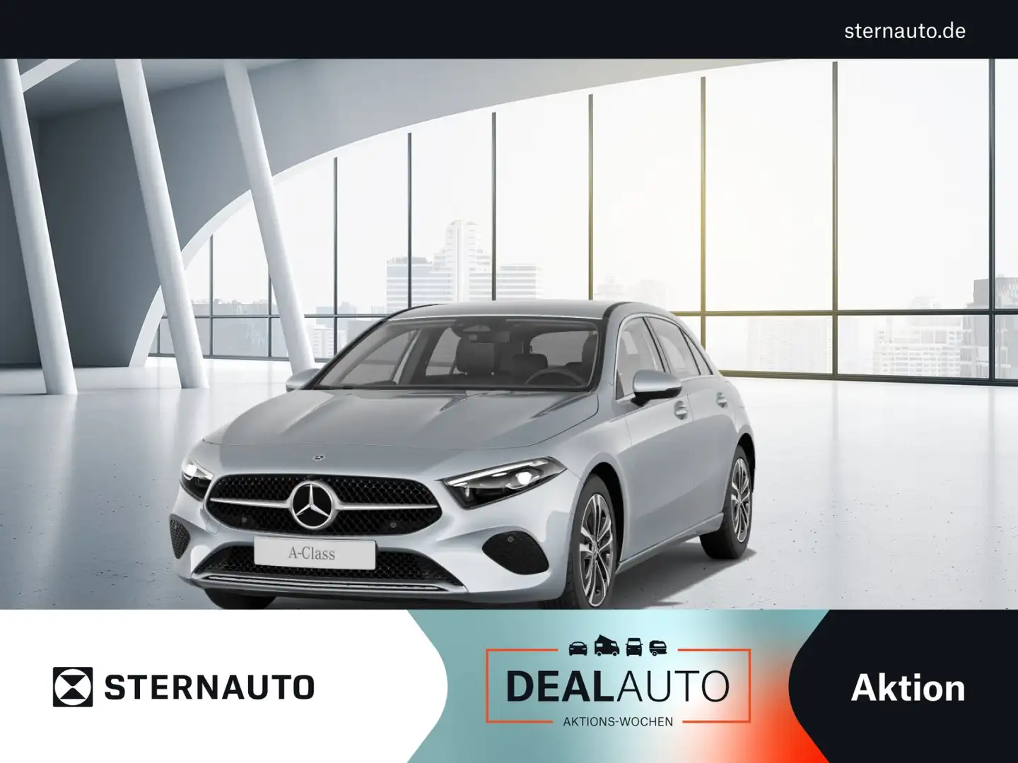 Mercedes-Benz A 180 A 180 Progressive Advanced Multibeam Navi/Autom. Silber - 1