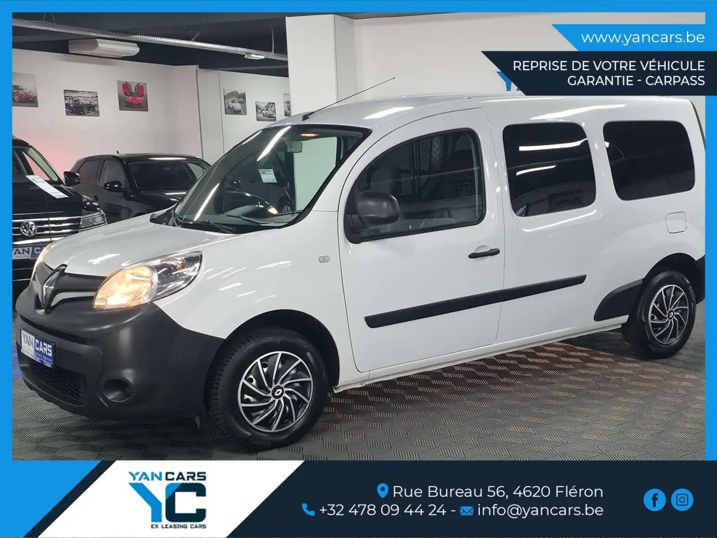 Renault Kangoo MAXI * UTILITAIRE * SEULEMENT 42.000KM! * TOP ETAT Blanc - 1