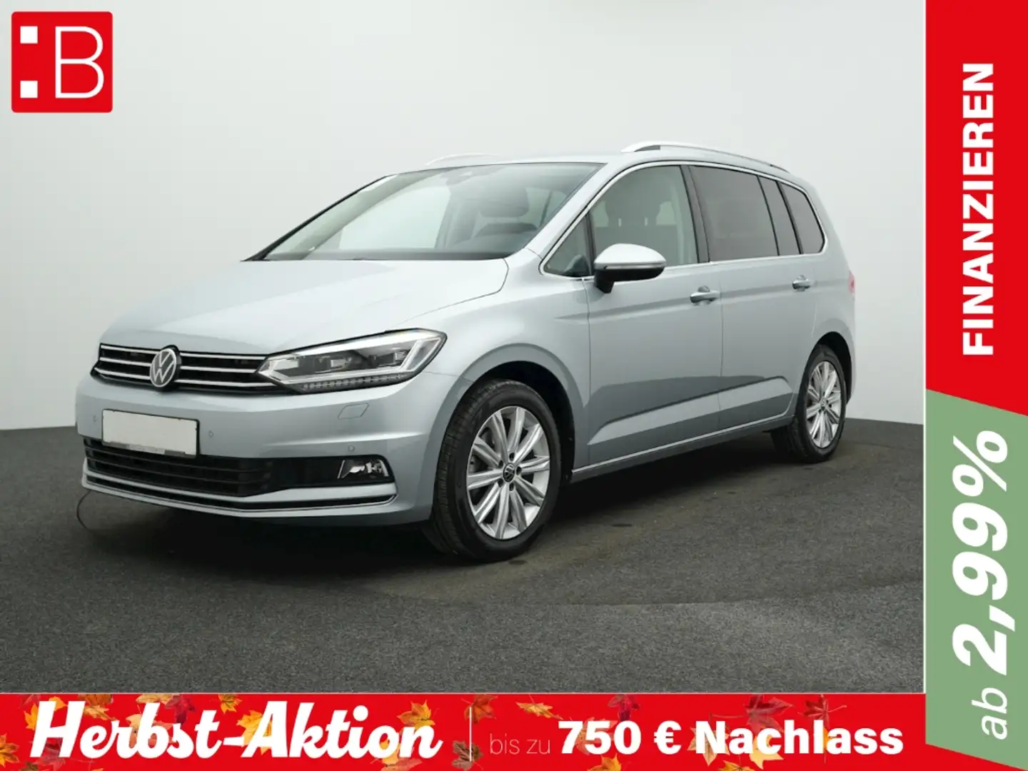 Volkswagen Touran 2.0 TDI DSG Highline AHK LED DIG.COCKPIT Silber - 1