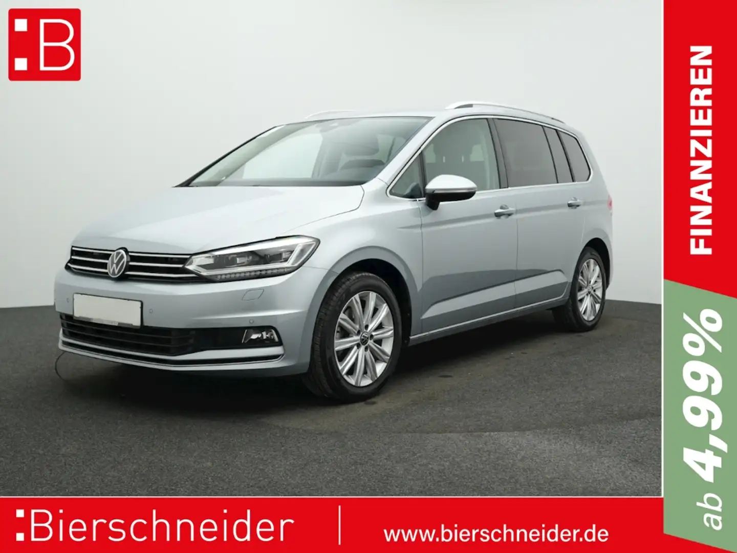 Volkswagen Touran 2.0 TDI DSG Highline AHK LED DIG.COCKPIT Silber - 1