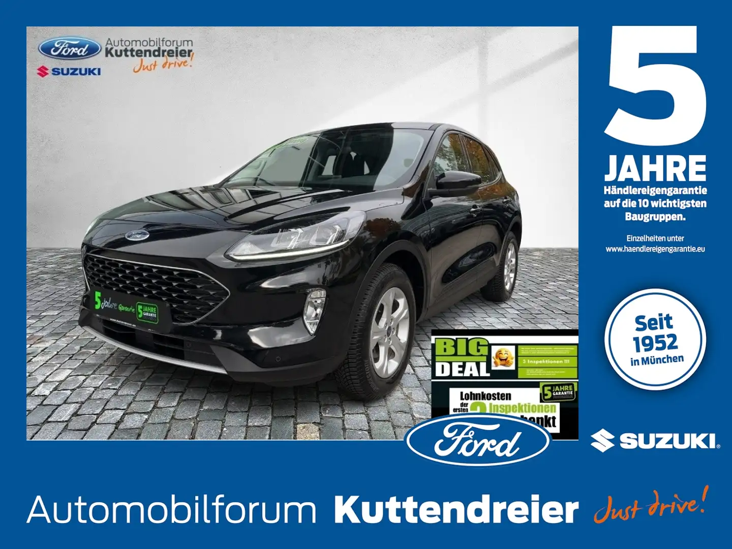 Ford Kuga Cool & Connect Navi 2xPDC Lenkr.Sitzheizung Noir - 1