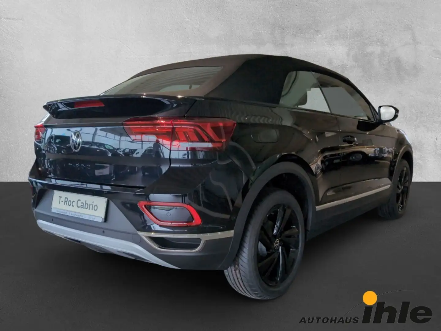 Volkswagen T-Roc Cabriolet 1,5 TSI DSG Black Style R-KAMERA+AHK+WIN Schwarz - 2