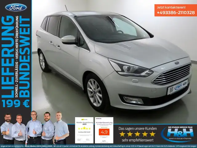 Ford Grand C-Max 1.5 EcoB Titanium AHK+Xenon+SHZ