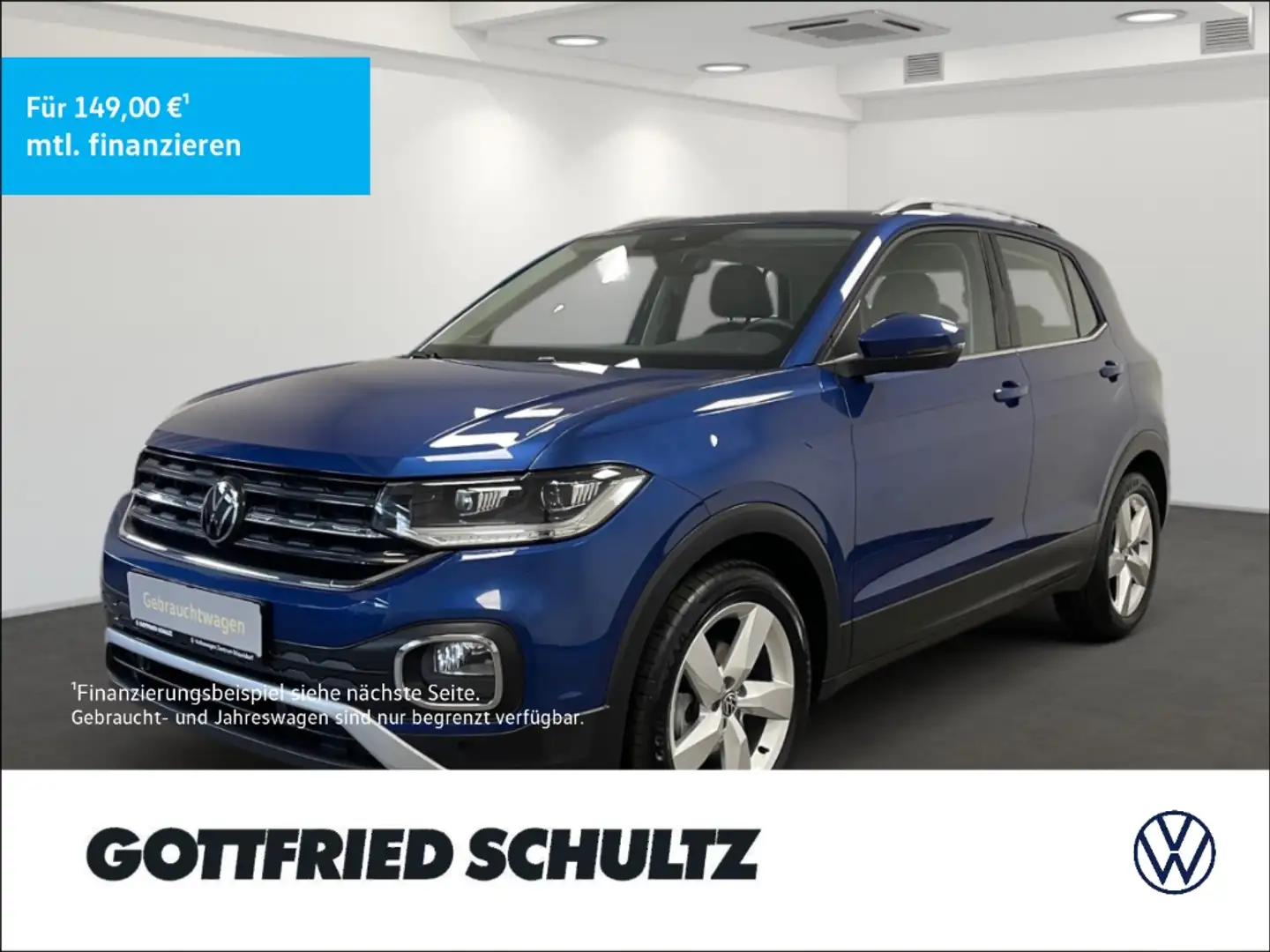 Volkswagen T-Cross 1.0 TSI Style Sitzheizung Einparkhilfe Blau - 1