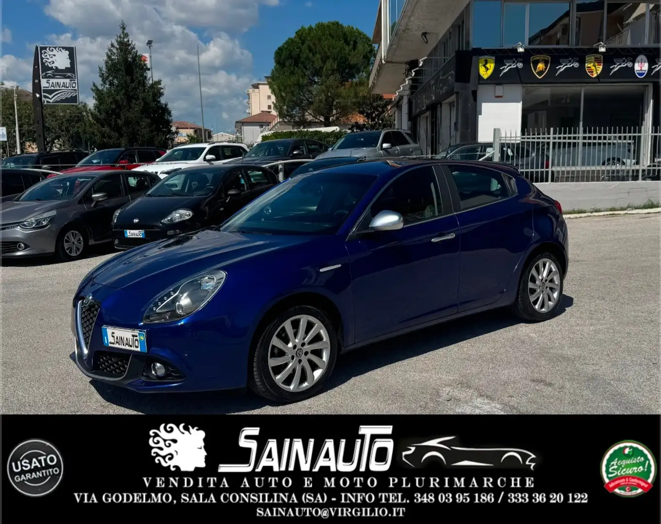 Alfa Romeo Giulietta Giulietta 1.6jtdm Carbon Edition 120cv Garanzia Blauw - 1