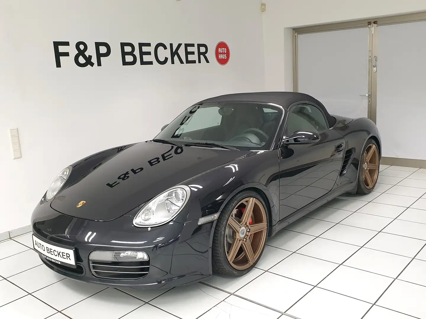 Porsche Boxster Boxster S Tiptronic 3,2 Deutsch Scheckheft Navi Schwarz - 1