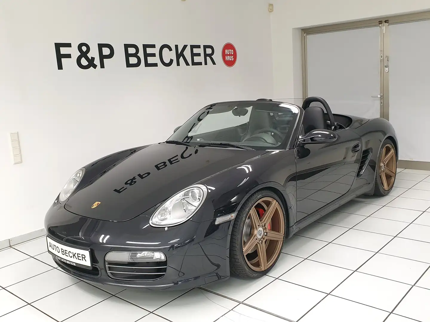 Porsche Boxster Boxster S Tiptronic 3,2 Deutsch Scheckheft Navi Schwarz - 2