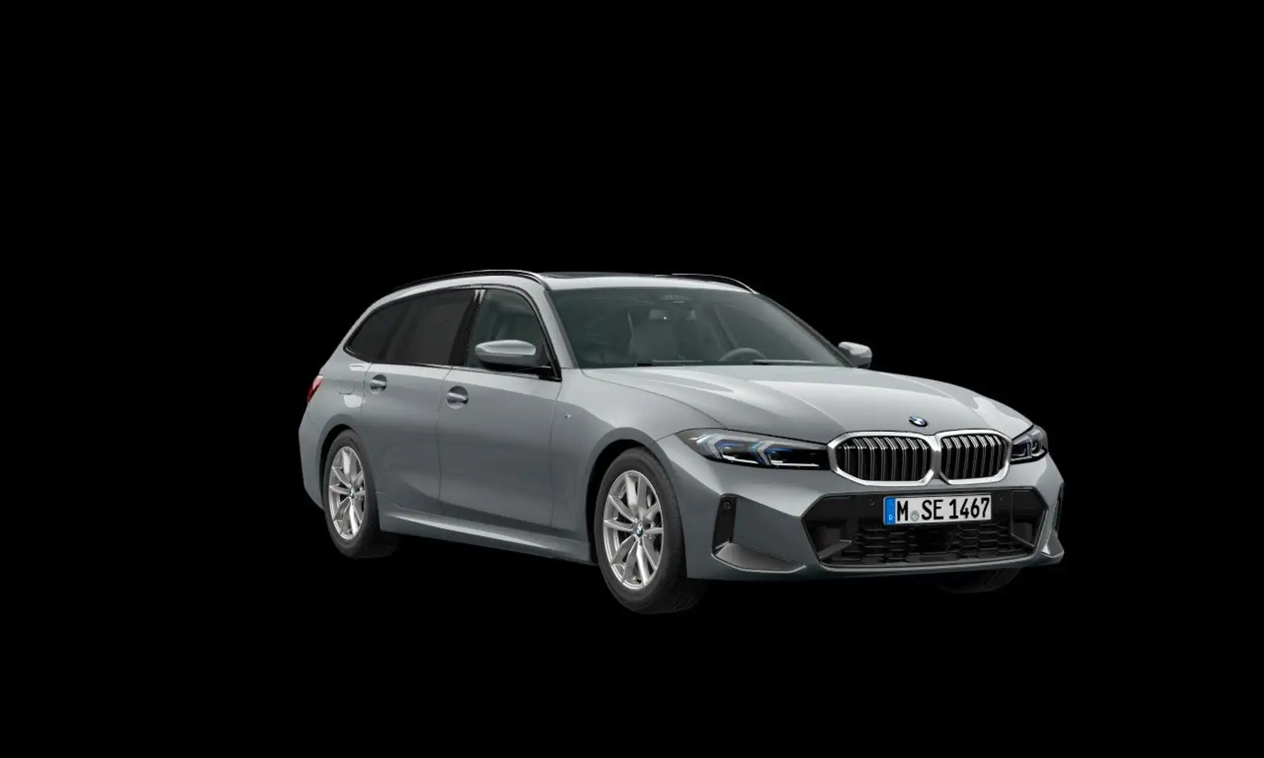 BMW 320 i Touring M Sport PANO HUD ACC RFK AHK Grau - 2