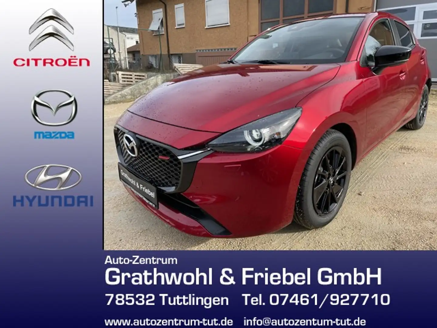 Mazda 2 1.5 e-SKYACTIV G90 HOMURA*4,49% Roşu - 1