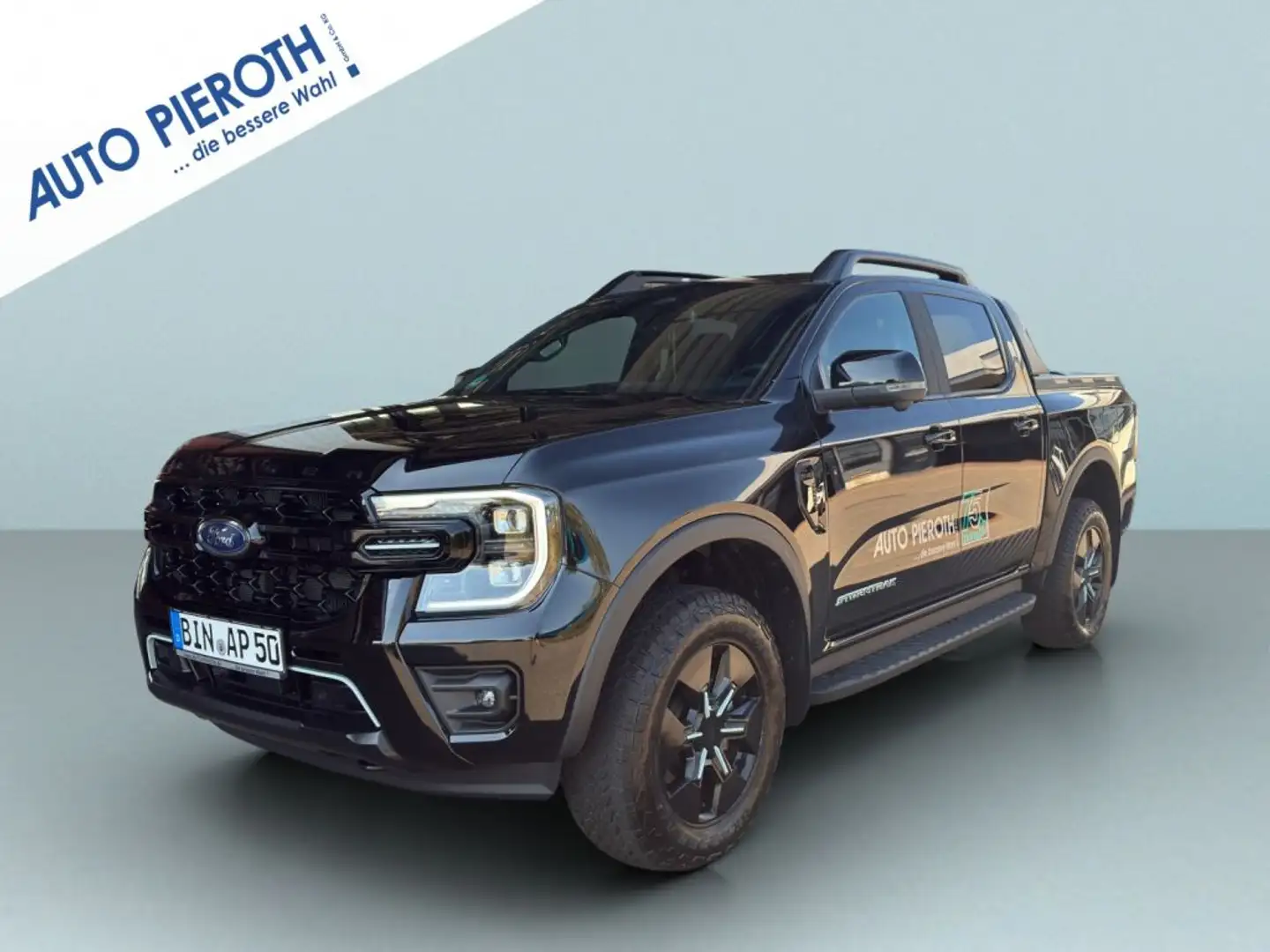 Ford Ranger 2,3 l EcoBoost Doppelkabine PHEV Stormtrak Schwarz - 1