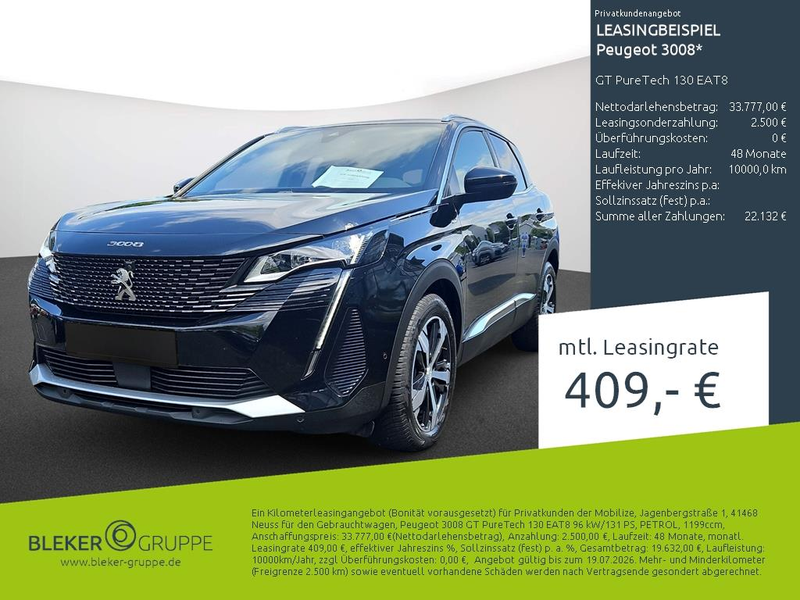 Peugeot 3008 GT PureTech 130 EAT8