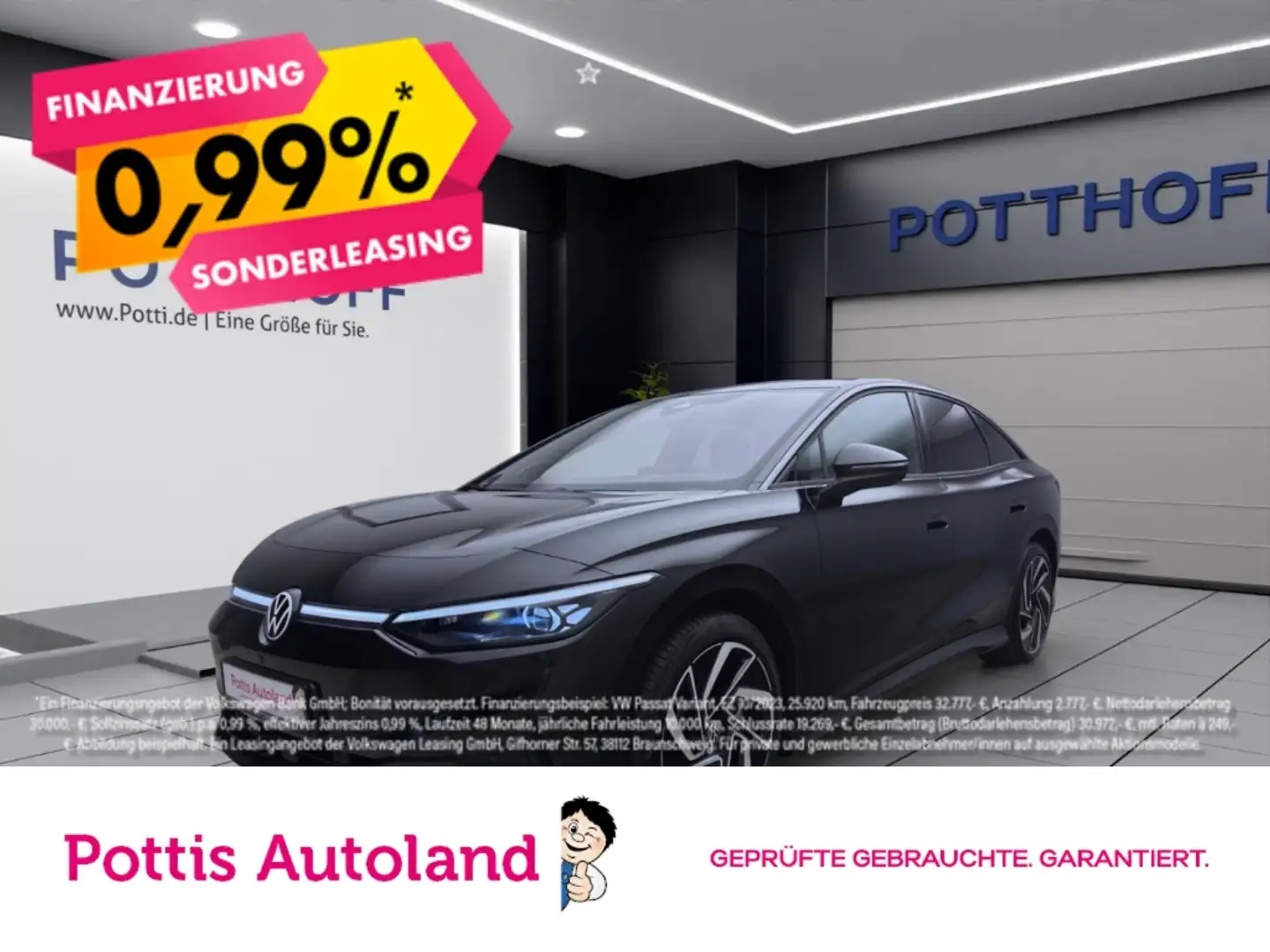 Volkswagen ID.7 PRO HARMAN HuD LM20 NAVI KAMERA Schwarz - 1
