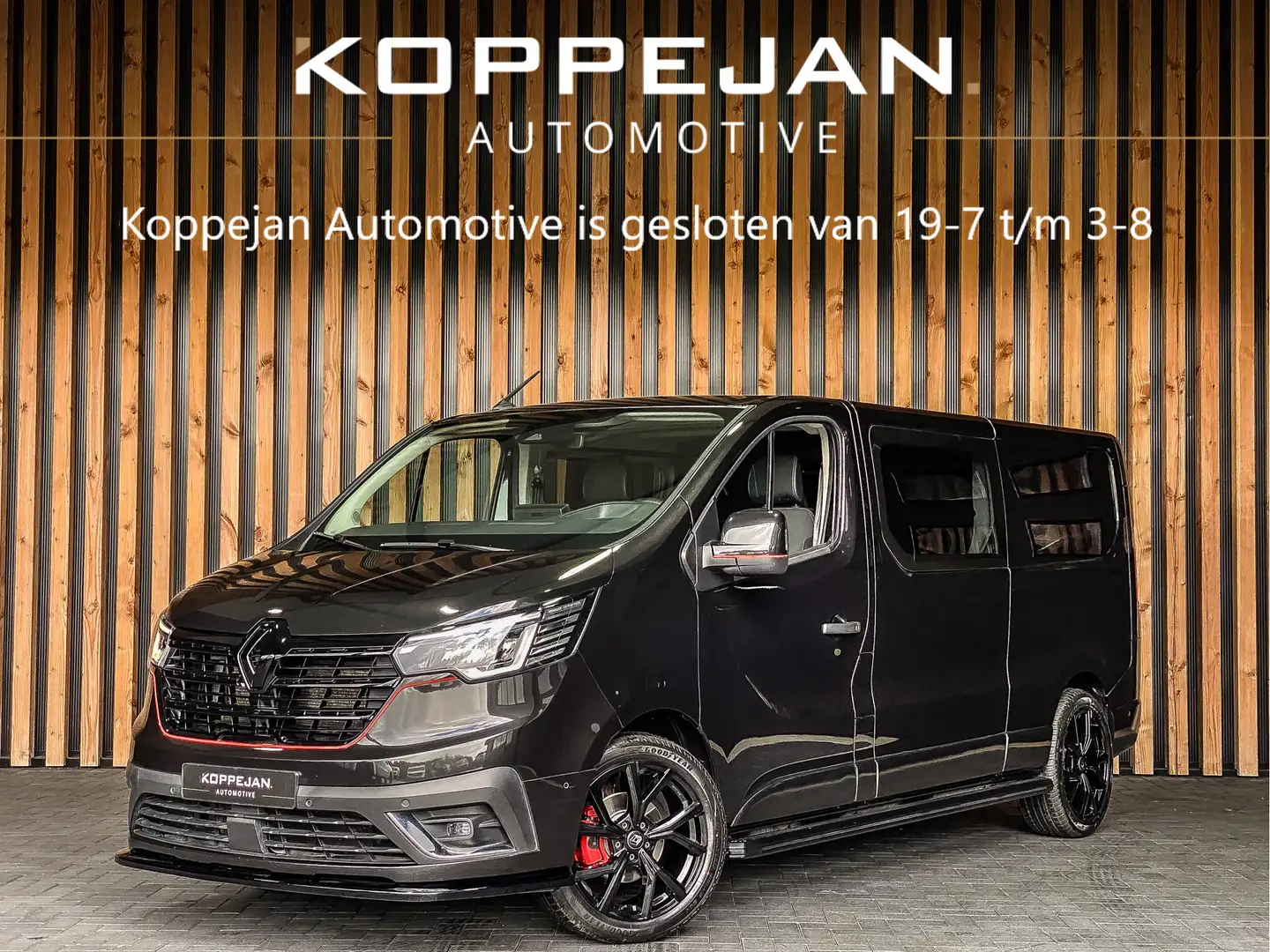 Renault Trafic 2.0 dCi 150PK Automaat Dubbele Cabine Luxe L2H1 | Zwart - 1