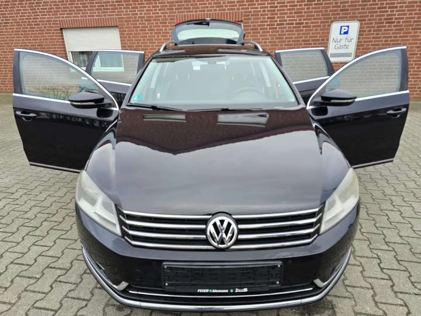 Volkswagen Passat Variant HU/AU 02.2027, DSG, Inkl 12 Monate Garantie, AHK Negro - 1