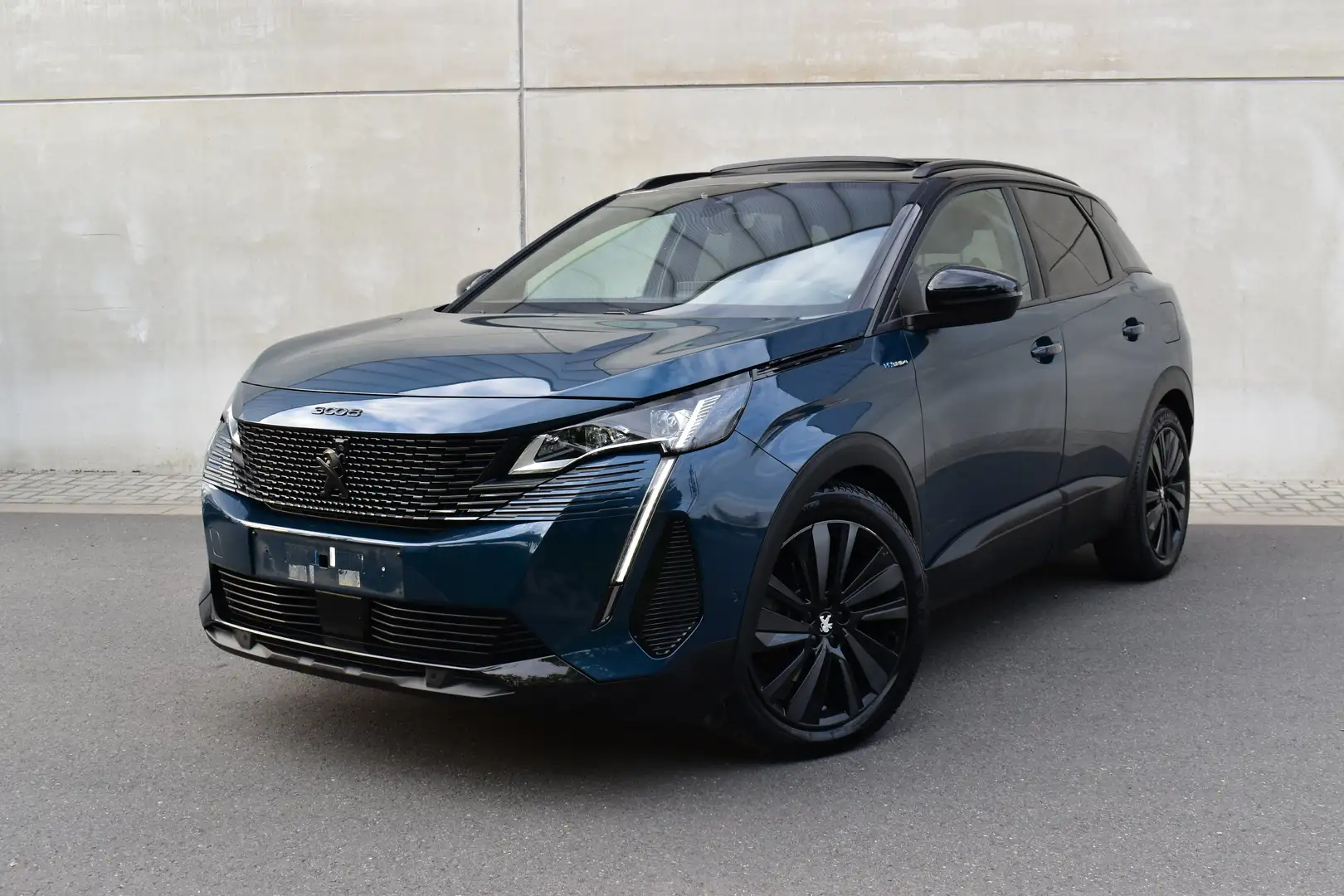 Peugeot 3008 1.6 GT Hybrid4X4 *Pano - Massage* 2022 Bleu - 1