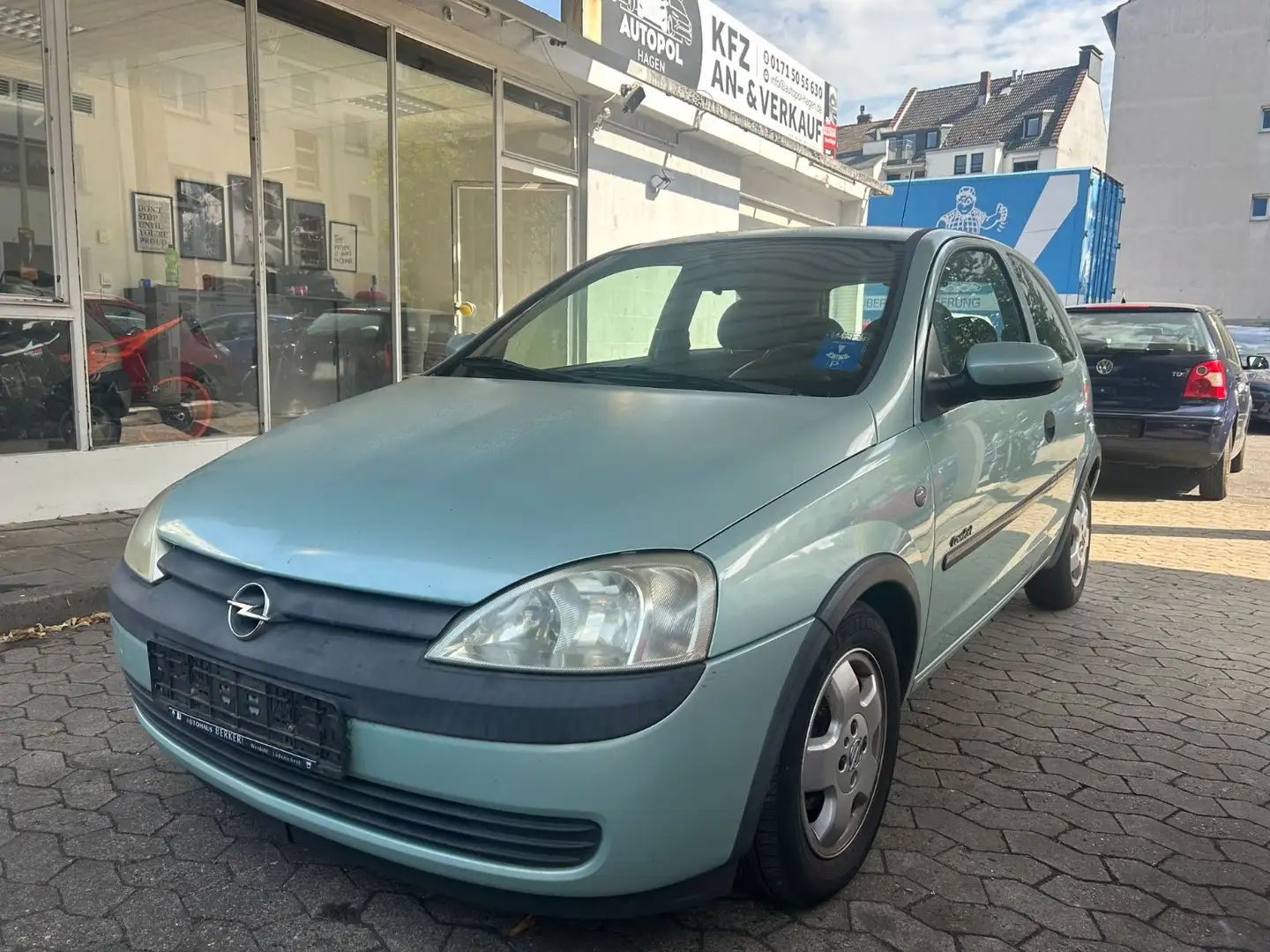 Opel Corsa 1.0 12V*TÜV 05/2026 Grün - 1