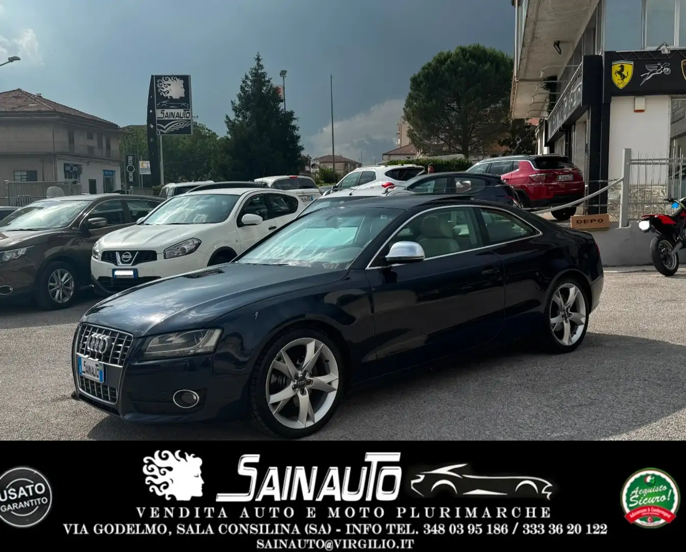 Audi A5 Audi A5 2.7 V6 TDI coupe' tetto apribile Blau - 1