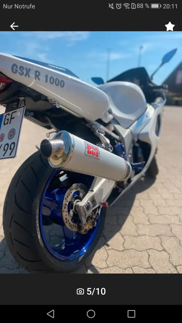 Suzuki GSX-R 1000 Blanco - 2