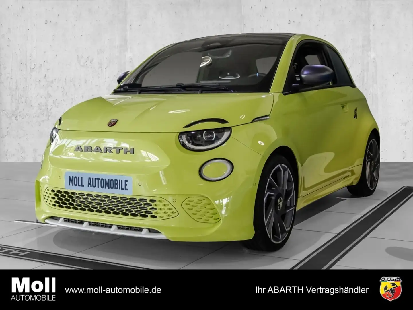 Abarth 500 e Scorpionissima Panorama Navi Leder digitales Coc Verde - 1