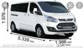 Ford Tourneo Custom Tourneo Custom 1,0 EcoBoost PHEV 320 L1 Titanium Aut. Titanium Weiß - thumbnail 3