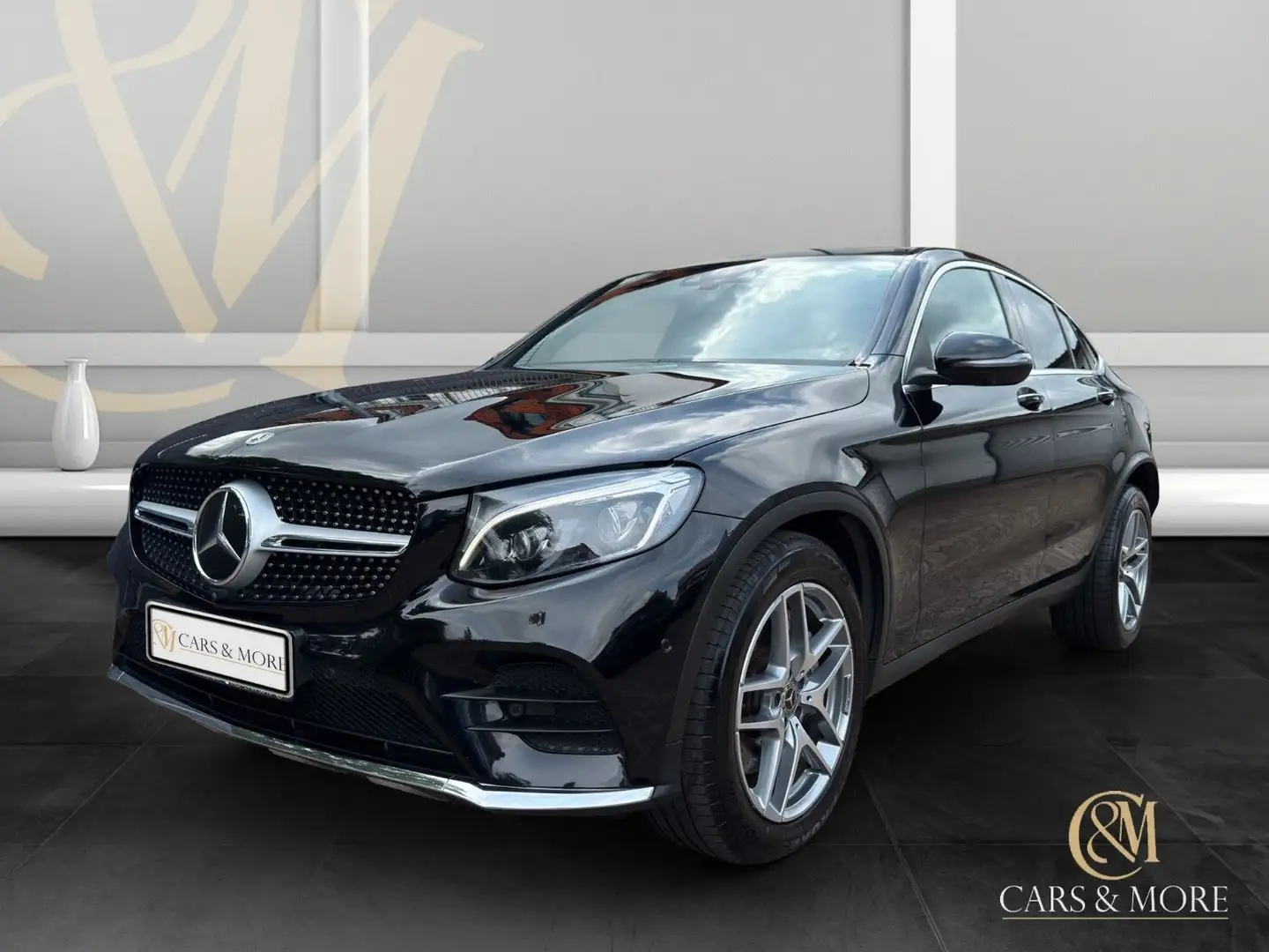 Mercedes-Benz GLC 350 Couped 4Matic AMG Leder Navi HuD RFK AHK Schwarz - 1
