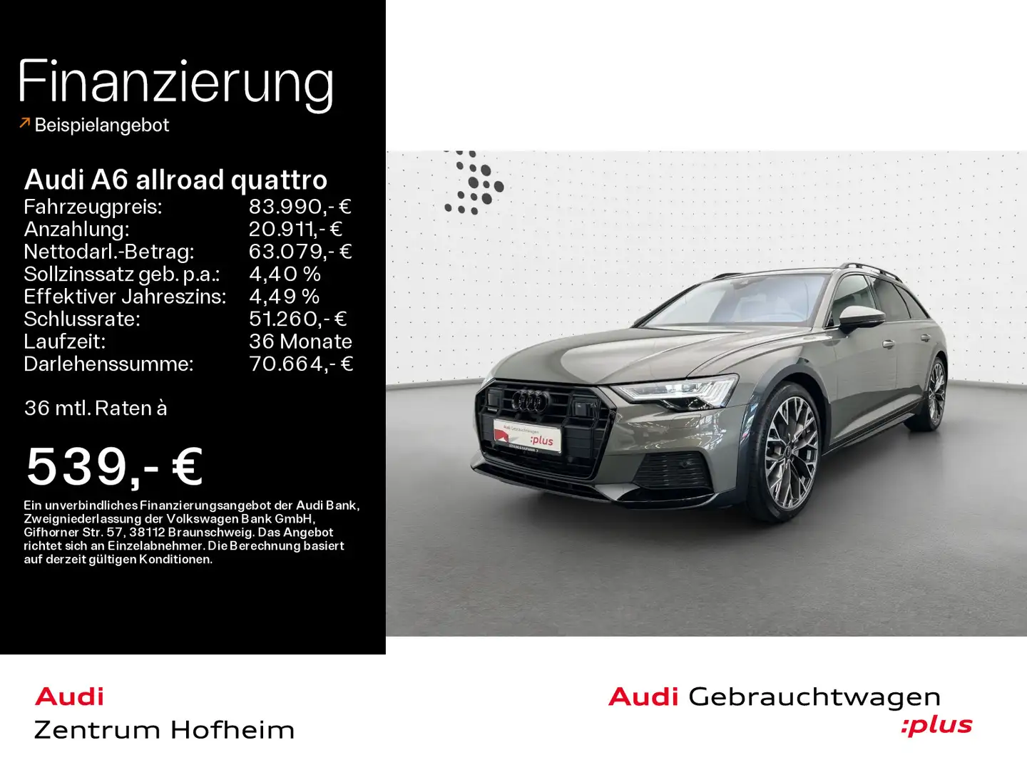 Audi A6 allroad 50 TDI tip*EUPE 112.295*Air*B Szary - 1