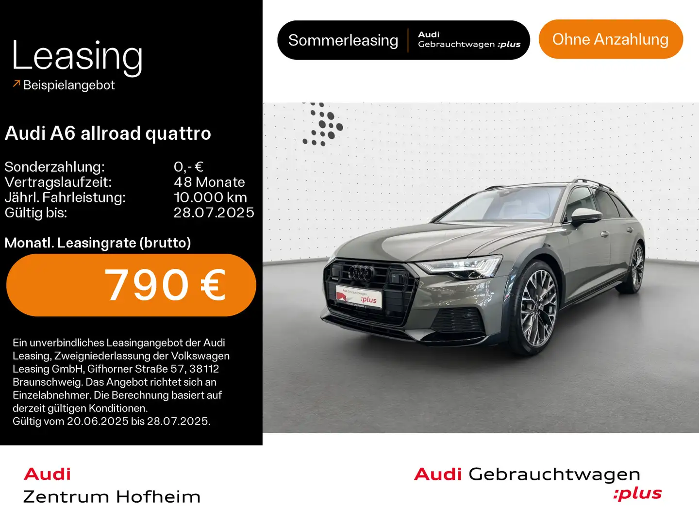 Audi A6 allroad 50 TDI tip*EUPE 112.295*Air*B Grau - 1